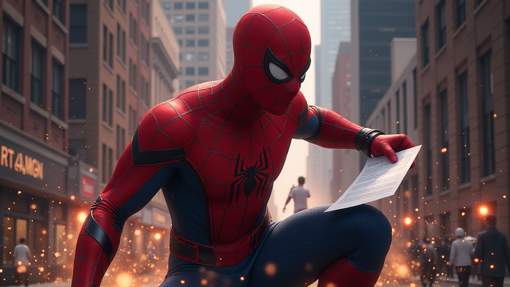 spider man drehbuchentwurf