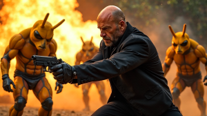 Jason Statham, Actionheld, Anime-Fieslinge: Einblicke in "The Beekeeper 2"